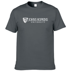 美国名牌大学短袖T恤约翰霍普金斯纪念品衫Johns Hopk男女同款%