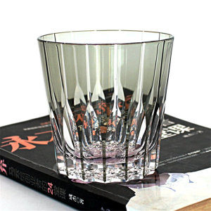 星芒杯江户切子水晶玻璃杯威士忌酒杯家用送礼收藏级轻奢工艺品