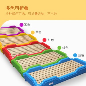 幼儿园专用床塑料木板叠叠床儿童午休床宝宝托管床滚塑大风车床