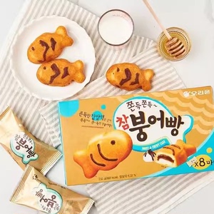 ORION韩国好丽友打糕鱼形蛋糕点心糯米巧克力夹心儿童进口零食品