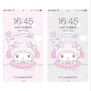 可爱的泳圈小melody 不遮时间 高清手机壁纸2张 iphone x壁纸