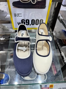 韩国直邮代购 keds 玛丽珍 魔术贴 新款 布鞋 百搭 学生鞋