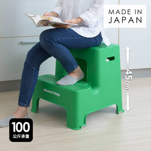 SANKA日本制儿童垫脚凳洗手台双层垫高踩脚凳家用塑料防滑脚踏凳