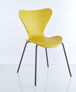 餐椅塑料北欧时尚酒吧椅成人金属设计美人鱼椅子简约不带扶手