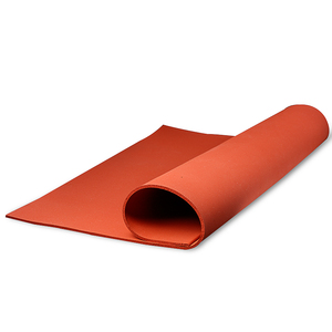 进口料超软耐高温海绵板硅胶发泡板 硅胶发泡垫 烫画垫红色发泡板