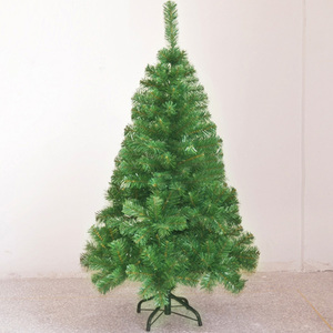 加密绿色圣诞树60高度到3米节日装饰桌面柜台门面摆设用品150cm