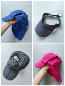 迪卡*成人/儿童夏季速干透气轻软UPF40+防晒帽可调节可拆卸帽子