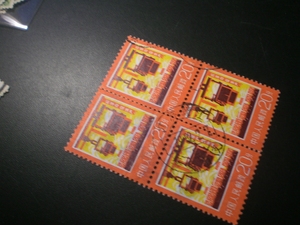 中国邮票-普18生产运输20分信戳（江苏镇江地名方联好品）实图H9