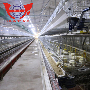 中州牧业养殖设备自动化育雏笼小鸡舍鸭舍鹌鹑整套机械一体化设备