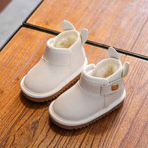 2023新款宝宝雪地靴女冬季小童男婴儿靴子儿童加厚保暖棉鞋1-3岁