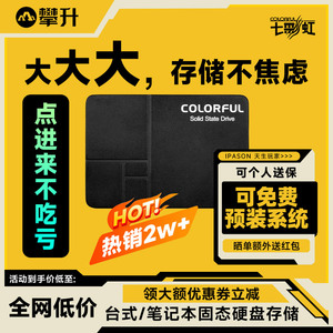 七彩虹SL500 256G/512G/1T固态硬盘2T笔记本电脑台式机SATA口SSD