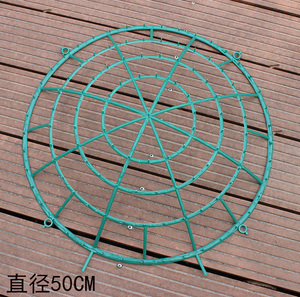 便宜塑料网子50厘米花圈架子电子花圈材料清明花做仿真花手工花圈