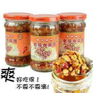 贵州特产风味水豆鼓水豆食乡下妹老坛水豆豉210克/瓶包邮