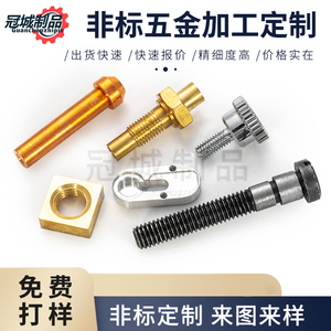 非标件定制产品数控车铣加工铜铁铝不锈钢异形螺丝螺母螺栓紧固件