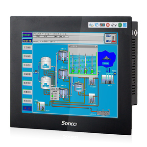 soncci索奇12寸工业平板电脑 嵌入式工控触摸屏一体机 可选电容屏双网口