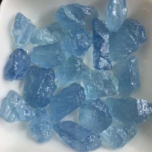 天然海蓝宝原石大颗粒摆件蓝色水晶矿石标本DIY吊坠饰品扩香