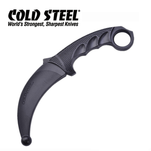 美国Cold Steel冷钢钝头格斗搏击橡胶训练刀92R49Z爪刀塑钢练习爪