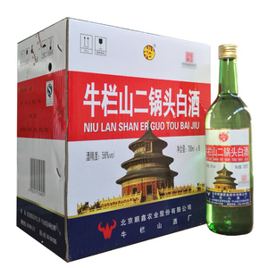 牛栏山二锅头56度出口型清香750ml*6瓶 大美 北京白酒