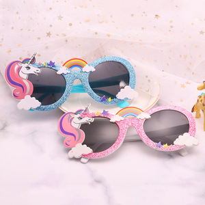 独角兽眼镜玩具unicorn party天马造型彩虹生日派对舞会搞怪眼镜