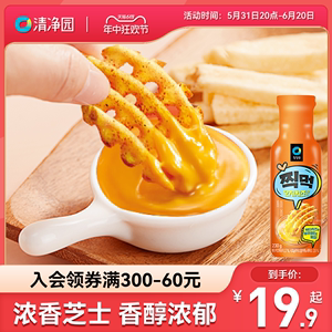清净园浓香芝士蘸酱230g韩国进口炸鸡块薯条汉堡芝士味蘸酱沙拉酱