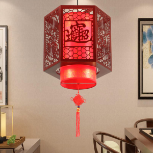 中式吊灯餐厅茶楼过道包厢灯具复古玄关客厅阳台走廊门口红灯笼