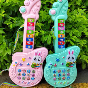 儿童早教称呼益智小吉他宝宝音乐玩具男女孩1-2-3岁多功能电子琴