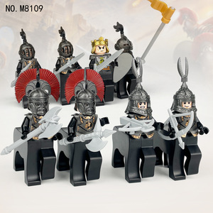 兼容乐高古代狮王城堡骑士人马坐骑龙士兵人仔拼装积木玩具男孩