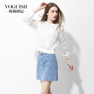Voguish Impressure/时尚印记 蕾丝雪纺衫