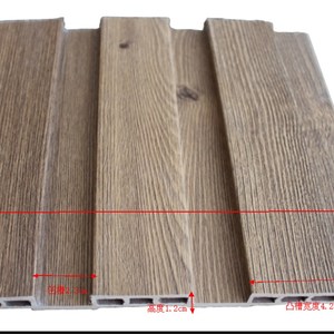 新品木1护5长城板包覆木可 生态木吊顶 生态木S9墙板墙裙绿纹木板