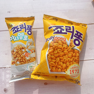 韩国进口CROWN克丽安大麦粒膨化棉花糖大米粒爆米花儿童零食品