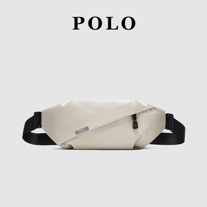 Polo新款潮牌牛津纺胸包男士多功能运动单肩斜挎包时尚机能腰包潮