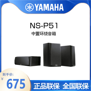 Yamaha/雅马哈 NS-P51中置环绕音箱5.1家庭影院套装hifi音响组合