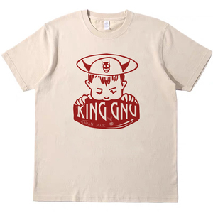 King Gnu日本摇滚乐队 古着印花T恤复古vintage男女宽松休闲短袖t