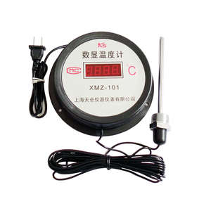 上海天垒压力式数显温度计数字温度检测仪表电子高温检测仪XMZ101