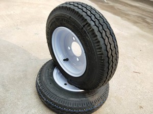 台湾品牌伊诺华 拖车轮胎 4.80/4.00-8寸真空轮胎6层级载重胎轮毂