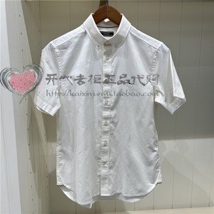 hazzys哈吉斯国内专柜正品代购23夏季新款短袖衬衫男ATCZK13BK50