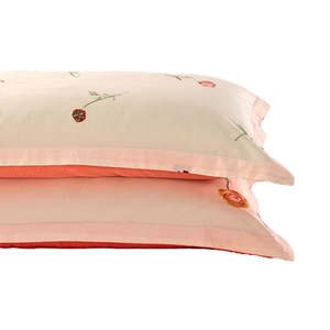 纯棉儿童枕套一对苏迪卡通全棉床品2只装床上用品40x60cm枕头套