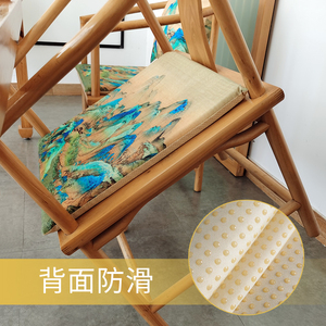 中式古典家具红木椅子坐垫防滑垫圆凳太师椅餐椅圈椅鼓凳蒲团垫子