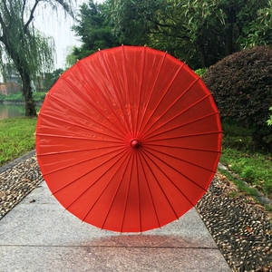 古代防雨挡雨实用红色新娘结婚古典江南油纸伞古风汉服流苏复古伞