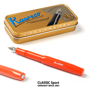 德国Kaweco CLASSIC Sport经典运动限定色新色狐狸橙色送礼钢笔