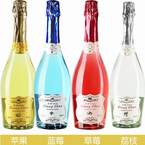 奥斯曼 香醇 起泡酒 荔枝苹果蓝莓 草莓口味水酒  5度起泡酒750ml