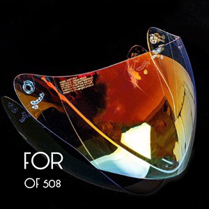 LS2半盔OF508挡风镜片高清加硬日夜通用头盔ls2防晒镜片of608配件