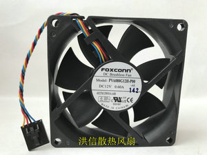 原装富士康 8025 PVA080G12H-P00  12V 0.60A 4线 戴尔服务器风扇