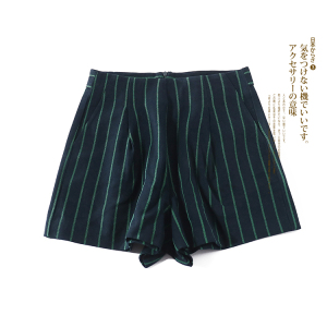 南O19-24  早春外贸女装新品  韩版显瘦休闲简约高腰拉链气质短裤