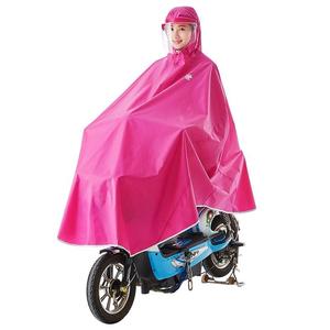 雨披电动车头盔式自行车透明大帽檐加大单人男女成人雨披雨衣