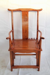 中式明清古典仿古家具 实木榆木新款 餐椅圈椅官帽椅皇宫椅子特价