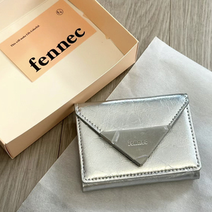 韩国小众fennec新款三折钱包可爱零钱包真皮驾驶证证件包简约小巧
