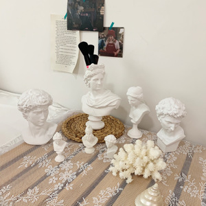 树脂迷你希腊人物石膏雕塑雕像家居装饰桌面摆件 ins冷淡风拍摄道