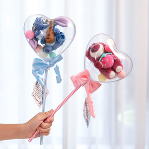 正版草莓熊史迪奇毛绒玩具玩偶公仔一心一意创意花束女友生日礼物