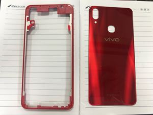 vivoX21i中框 X21iA手机后盖一体手机壳X21i原装玻璃后壳卡槽侧键